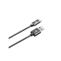 Datový kabel Aligator Premium 2A, USB-C, 2 m, černý