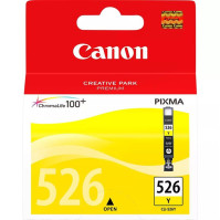 Inkoustová náplň Canon CLI-526Y, 450 stran (4543B001), žlutá
