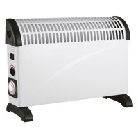 Přenosný konvekční ohřívač Entac s časovačem, 2000 W, 3 stupně výkonu