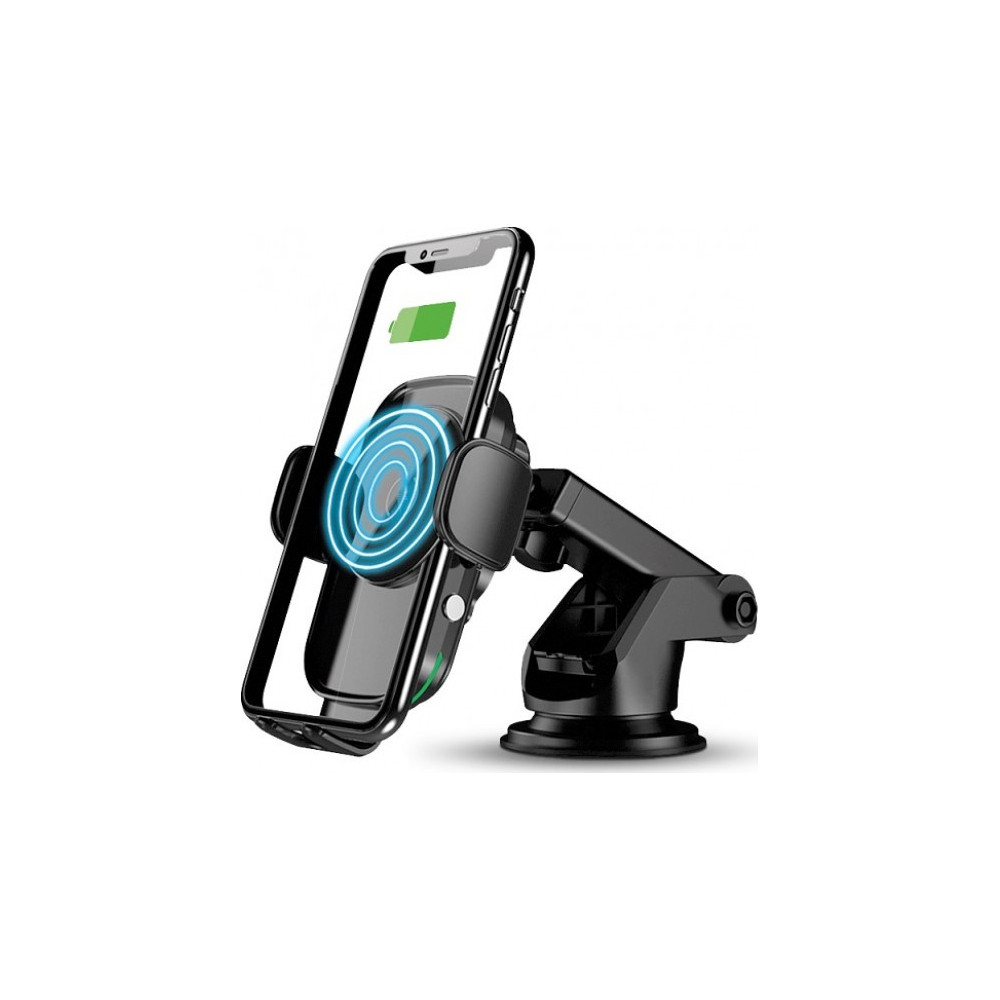 Samozavírací držák do auta Aligator HAK2 s bezdrátovým nabíjením 15W, 3v1