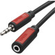 JACK kabel 3,5 mm stereo, vidlice - 3,5 mm zásuvka, EMOS SM5102, délka 2,5 m