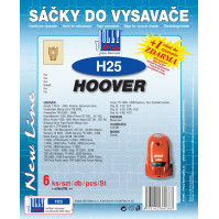 Jolly H25 - sáčky do vysavače Hoover a dalších, 6 ks