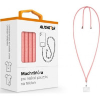 Machršňůra Aligator, univerzální šňůrka pro mobilní telefon, růžová (UST004)