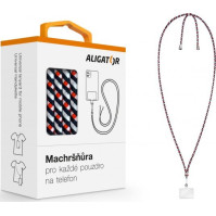 Machršňůra Aligator, univerzální šňůrka pro mobilní telefon, trikolóra (UST007)