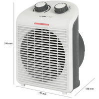 Teplovzdušný ventilátor Clatronic HL 3761, 2 stupně, 2000 W