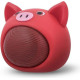 Bluetooth reproduktor Rose the Piggy, Sweet Animal, ABS-100, tmavě růžový