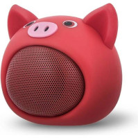 Bluetooth reproduktor Rose the Piggy, Sweet Animal, ABS-100, tmavě růžový
