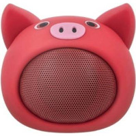 Bluetooth reproduktor Rose the Piggy, Sweet Animal, ABS-100, tmavě růžový