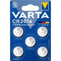 Knoflíková baterie Varta CR2016, blistr 5 ks, speciální lithiová