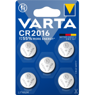 Knoflíková baterie Varta CR2016, blistr 5 ks, speciální lithiová