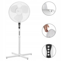 Podlahový ventilátor Clatronic VL 3603, 40 cm, 40 W, bílý