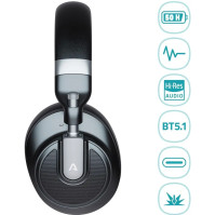 Bezdrátová sluchátka přes uši LAMAX HighComfort ANC (LMXHCANC), černá