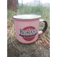Dárkový keramický retro hrnek s nápisem a jménem Romana, česky