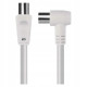 Anténní koaxiální kabel EMOS S30210, 2,5 m, IEC male - IEC female 90°