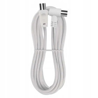 Anténní koaxiální kabel EMOS S30210, 2,5 m, IEC male - IEC female 90°