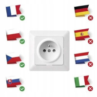 Zásuvka jednonásobná, bílá EMOS A60010