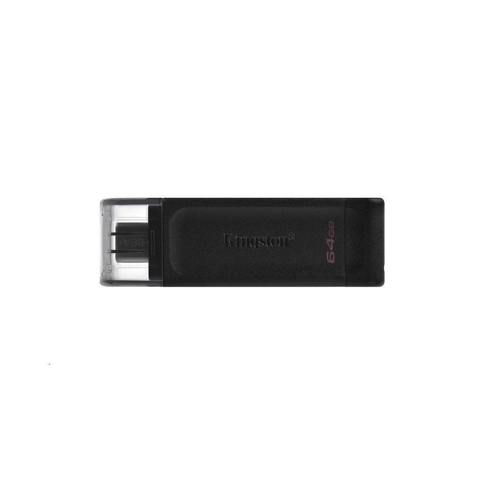 USB Flash Kingston DataTraveler 70, 64GB, USB-C (DT70/64GB), černý
