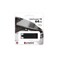 USB Flash Kingston DataTraveler 70, 64GB, USB-C (DT70/64GB), černý