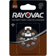 Baterie do naslouchadel Varta Rayovac HAB 312/PR41, blistr 8 ks
