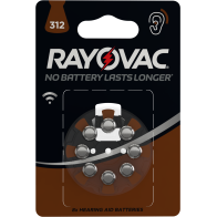 Baterie do naslouchadel Varta Rayovac HAB 312/PR41, blistr 8 ks