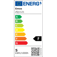 Emos ZQ1121 LED žárovka Classic Mini Globe, 6W, E27, neutrální bílá