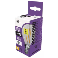 Žárovka EMOS Filament Mini Globe, E14, 4W, 230V, 465lm, 4000K, neutrální bílá (NW)