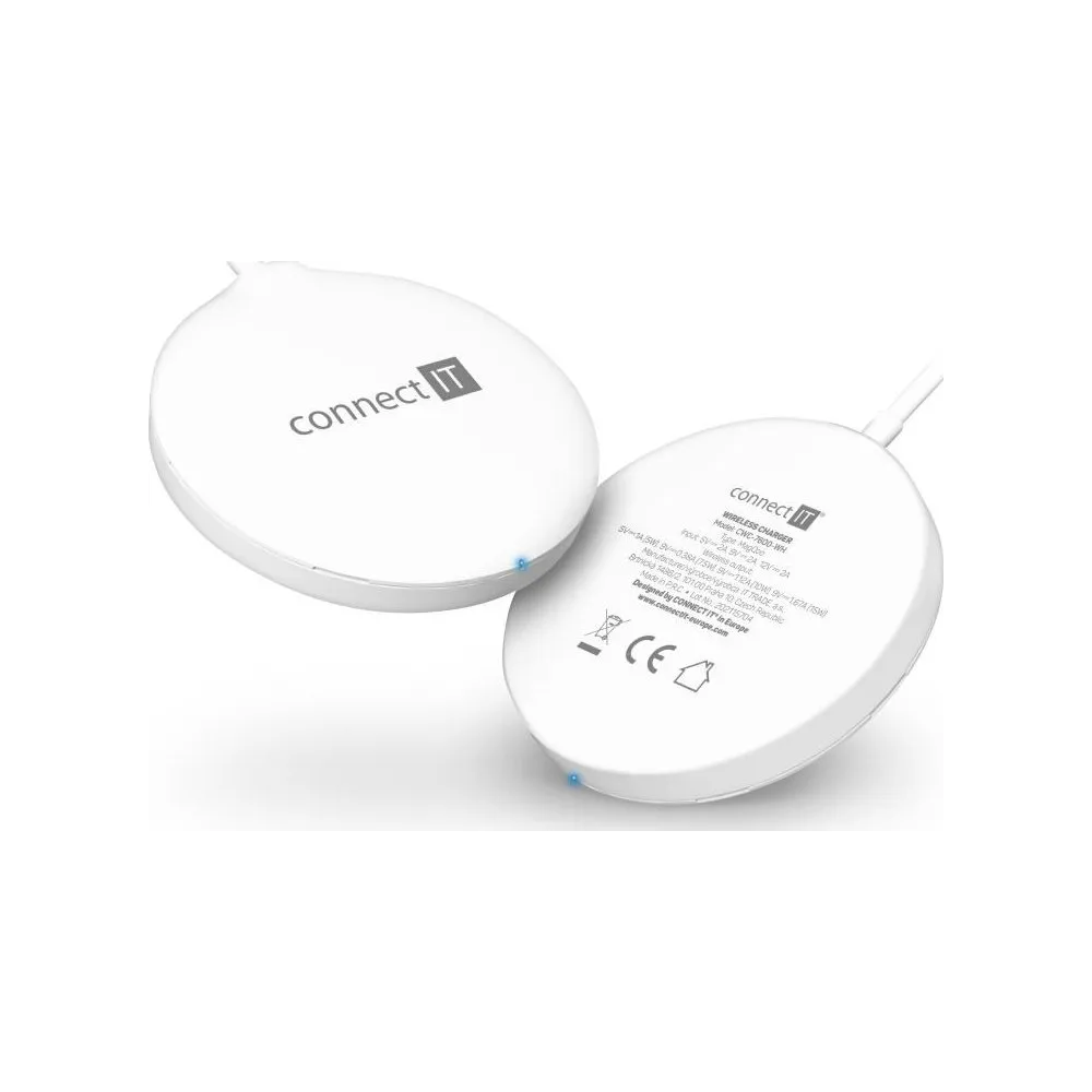 Indukční nabíječka Connect IT CWC-7600-WH, 15W s magsafe, bílá