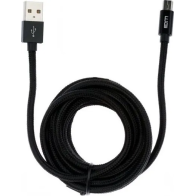 Datový kabel WG Mini USB, 3 m, černý