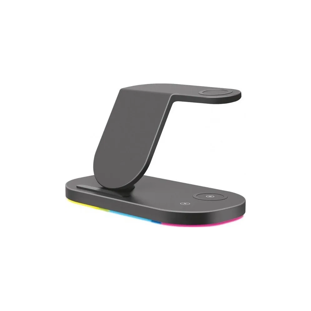Bezdrátová stanice Aligator AS04BK 3v1 Smart station, 15 W, rychlonabíjení