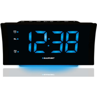 Radiobudík Blaupunkt CR80USB, bateriový i síťový, 20 předvoleb stanic, displej, buzení rádiem, černý
