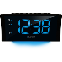 Radiobudík Blaupunkt CR80USB, bateriový i síťový, 20 předvoleb stanic, displej, buzení rádiem, černý
