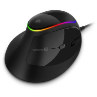 Myš Connect IT vertikální, ergonomická, herní (CMO-2800-BK), černá