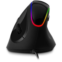Myš Connect IT vertikální, ergonomická, herní (CMO-2800-BK), černá