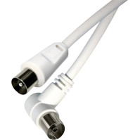 Anténní koaxiální kabel Emos SB3103, 3,5m bílý