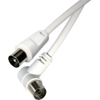Anténní koaxiální kabel Emos SB3103, 3,5m bílý