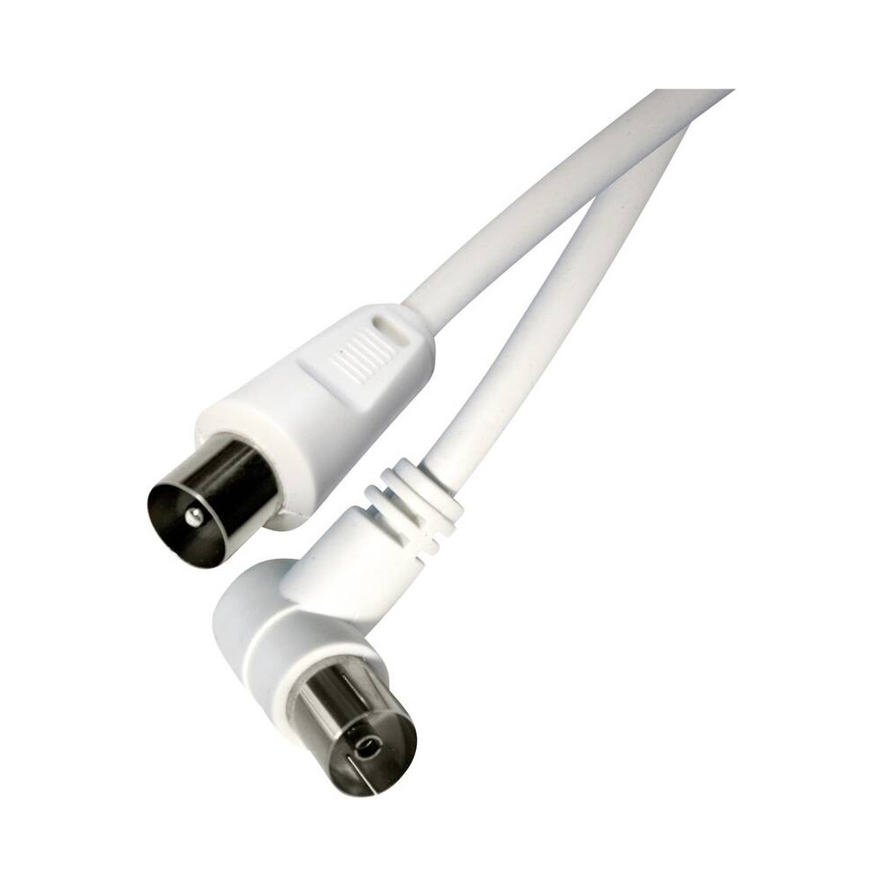 Anténní koaxiální kabel Emos SB3103, 3,5m bílý