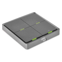 Vypínač EMOS GoSmart IP-2004ZB, ZigBee 3.0, 4-tlačítkový (H5016), šedý