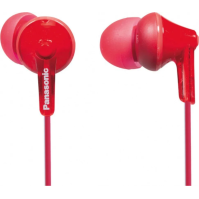 Sluchátka do uší Panasonic RP-HJE125E-R, červená