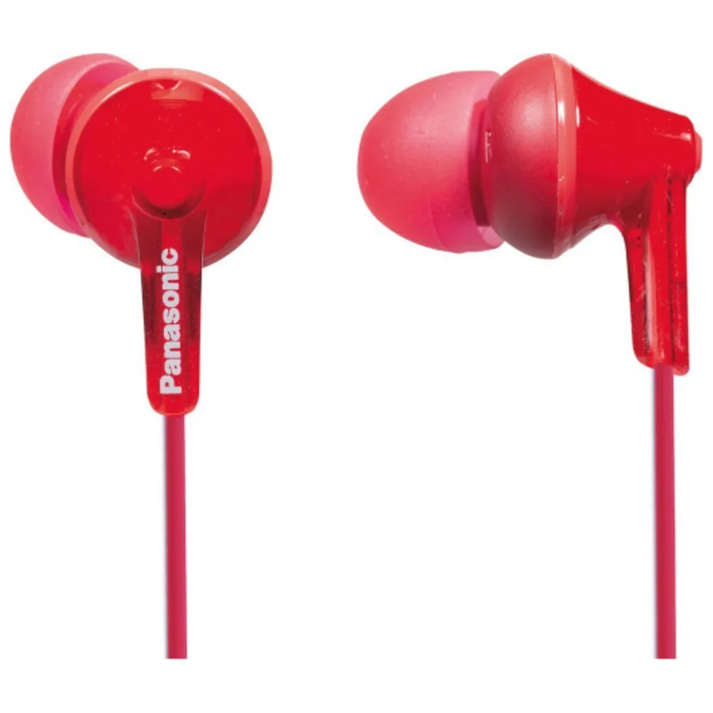 Sluchátka do uší Panasonic RP-HJE125E-R, červená