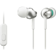 Sluchátka Sony MDR-EX110AP špuntová, bílá