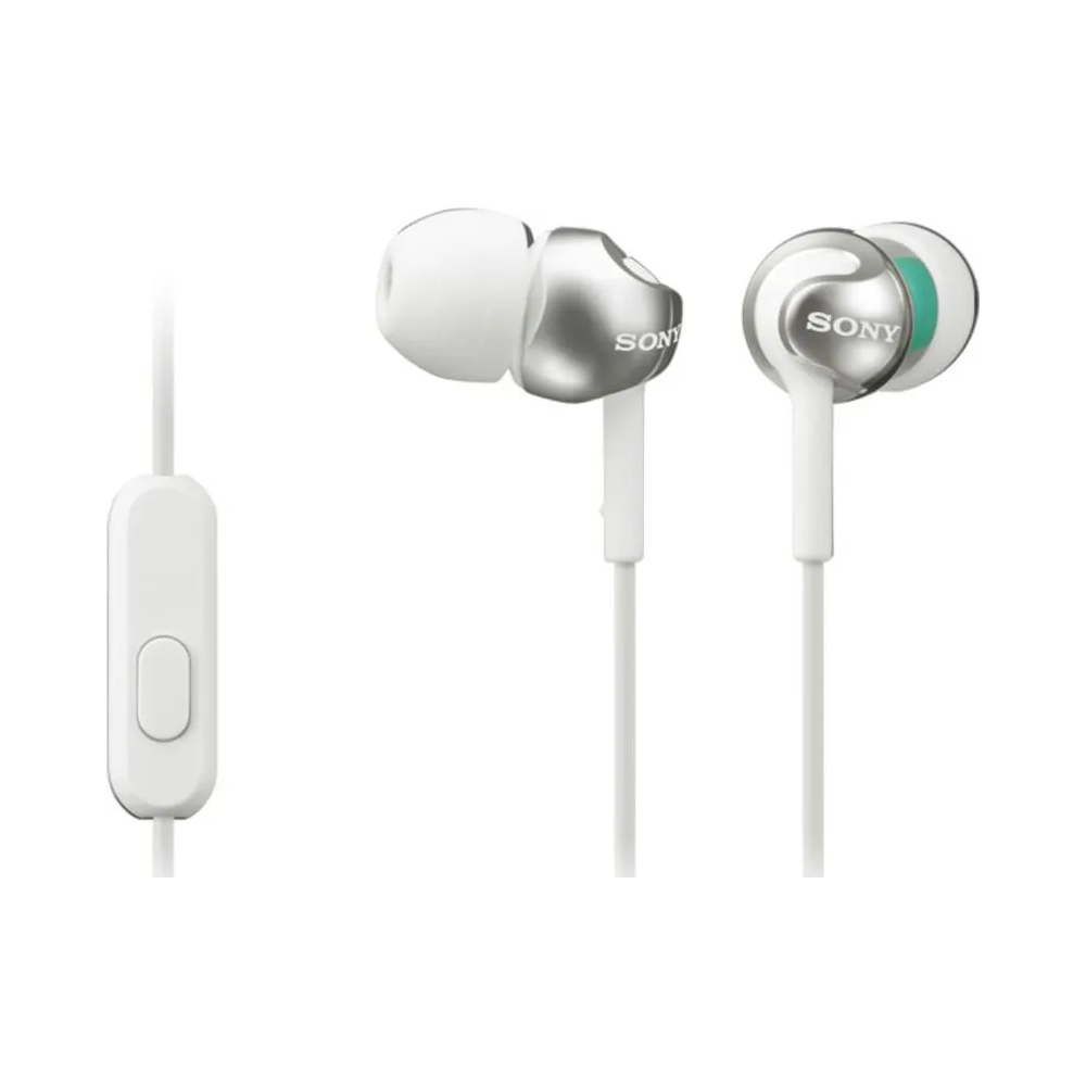 Sluchátka Sony MDR-EX110AP špuntová, bílá