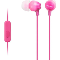 Sluchátka Sony MDR-EX15AP špuntová, růžová