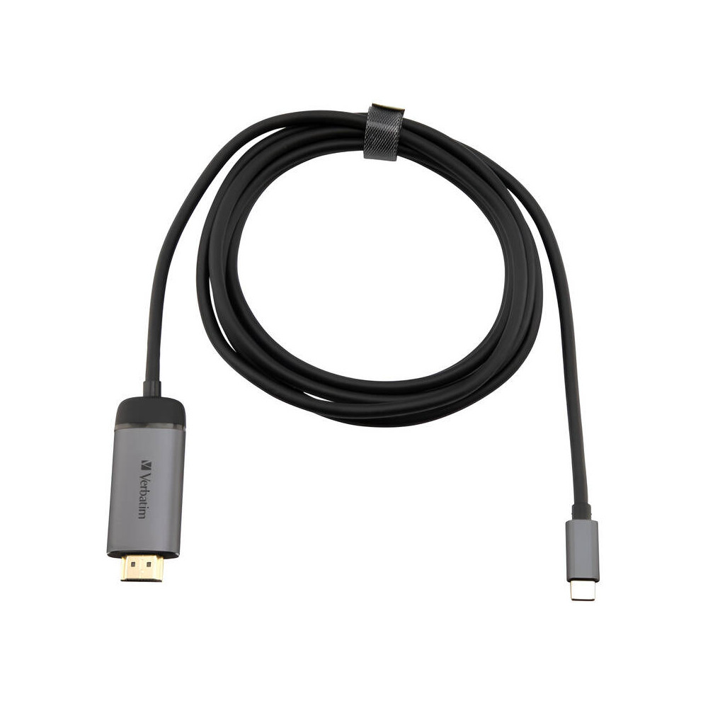 Kabel Verbatim USB-C/HDMI 4K, 1,5m (49144), černý
