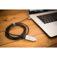 Kabel Verbatim USB-C/HDMI 4K, 1,5m (49144), černý