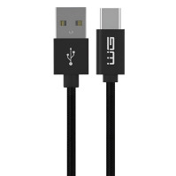 Winner WINKABPR1M3A 3A datový USB-C, prodloužený konektor, 1 m, černý