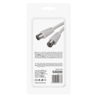 Anténní koaxiální kabel stíněný Emos S30200, 2,5 m
