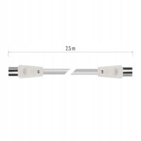 Anténní koaxiální kabel stíněný Emos S30200, 2,5 m