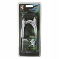 Anténní koaxiální kabel Emos SB3001, délka 1,25 m