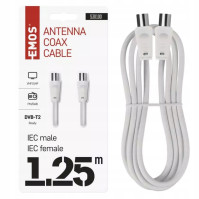 Anténní koaxiální kabel EMOS S30100, délka 1,25 m