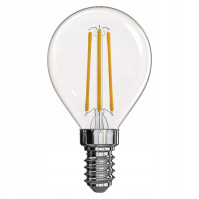 LED žárovka Filament 4W, E14, EMOS Z74230, teplá bílá